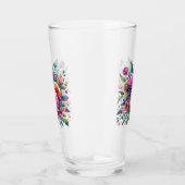 Kleurig Floral design Glas (Rechts)