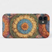 Kleurig floreel patroon Case-Mate iPhone case (Achterkant (horizontaal))