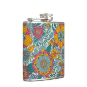 Kleurig floreel patroon heupfles (Rechts)