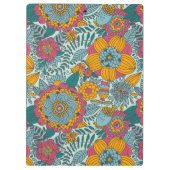 Kleurig floreel patroon klembord (Achterkant)