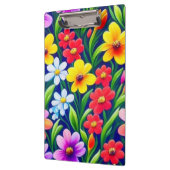 Kleurig floreel patroon klembord (Links)