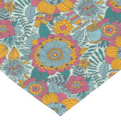 Kleurig floreel patroon korte tafelloper (Hoek)