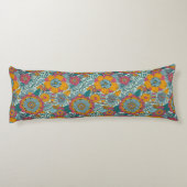 Kleurig floreel patroon lichaamskussen (Achterkant)