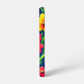 Kleurig floreel patroon samsung galaxy hoesje (Linkerkant)