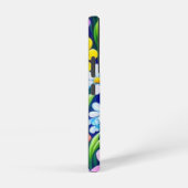 Kleurig floreel patroon samsung galaxy hoesje (Rechterkant)