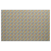 Kleurig floreel patroon stof (Yard (91,4 cm))