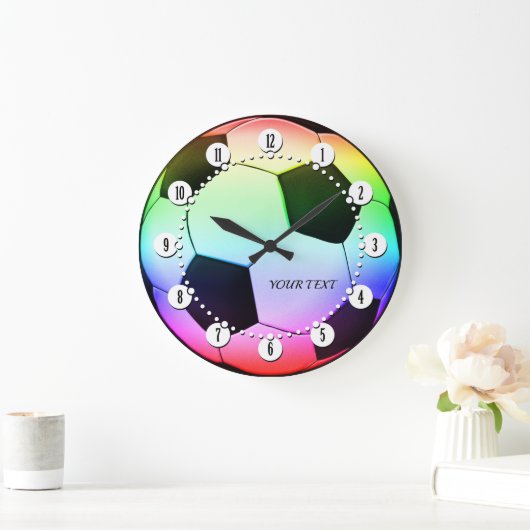  kleurig Football Grote Klok (Huis)