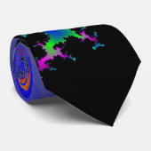 Kleurig fractaal ontwerp: Necktie/Stropdas Stropdas (Opgerold)