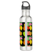 Kleurig fruitig patroon waterfles (Achterkant)