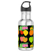 Kleurig fruitig patroon waterfles (Voorkant)