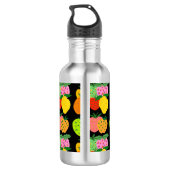 Kleurig fruitig patroon waterfles (Achterkant)