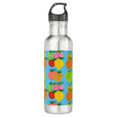 Kleurig fruitig patroon waterfles  (Voorkant)