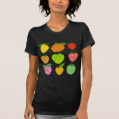 Kleurig fruitpatroon T-shirt (Voorkant)