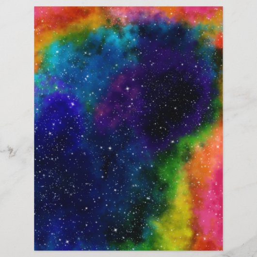 Kleurig galaxpapier (Achterkant)