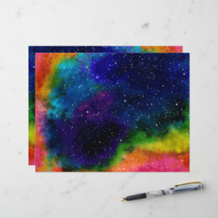 Kleurig galaxpapier