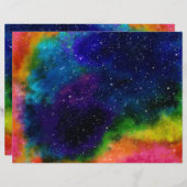 Kleurig galaxpapier (Voorkant / Achterkant)