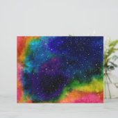 Kleurig galaxpapier (Staand voorkant)