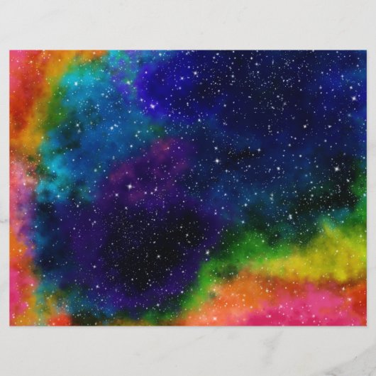 Kleurig galaxpapier (Voorkant)