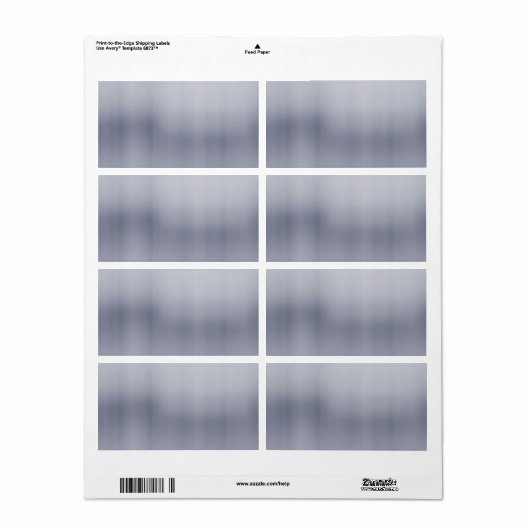 Kleurig geborsteld aluminium getextureerd etiket (Full Sheet)