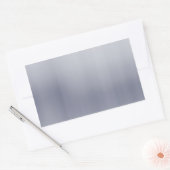 Kleurig geborsteld aluminium getextureerd rechthoekige sticker (Envelop)