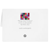  kleurig gebreid breiswerk (Achterkant Horizontaal)