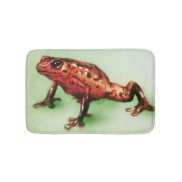 Kleurig geïllustreerd badmat - Kikker
