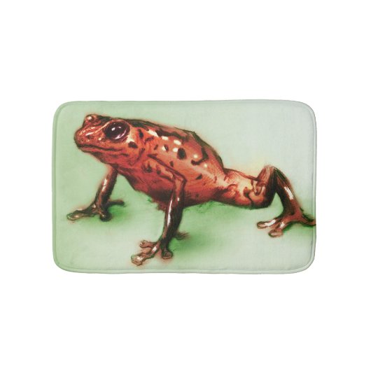 Kleurig geïllustreerd badmat - Kikker (Voorkant)