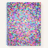 Kleurig gekleurd glas notitieboek (Voorkant)