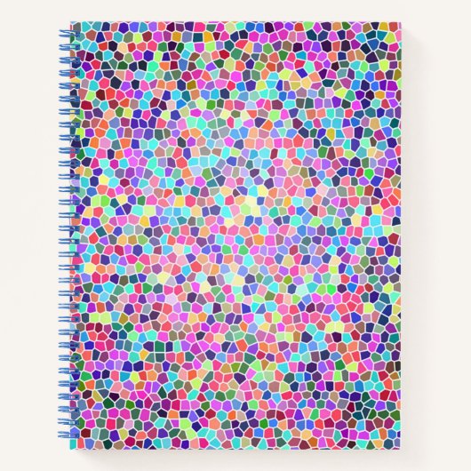 Kleurig gekleurd glas notitieboek (Voorkant)