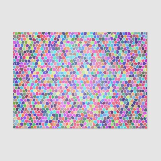 Kleurig gekleurd glas tissuepapier (Voorkant)