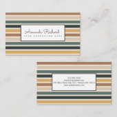 Kleurig gelineerd Visitekaartje (Voorkant / Achterkant)