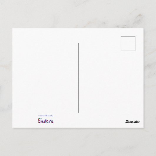 Kleurig Gelukkig Verjaardag met Ballonnen Briefkaart (Achterkant)