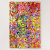 Kleurig geometrisch abstract patroonontwerp, legpuzzel (Verticaal)