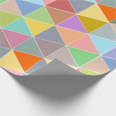 Kleurig geometrisch merkpatroon voor verpakkingspa cadeaupapier (Hoek)