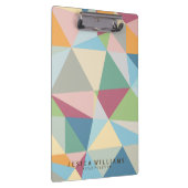 Kleurig geometrisch modern patroon klembord (Rechts)