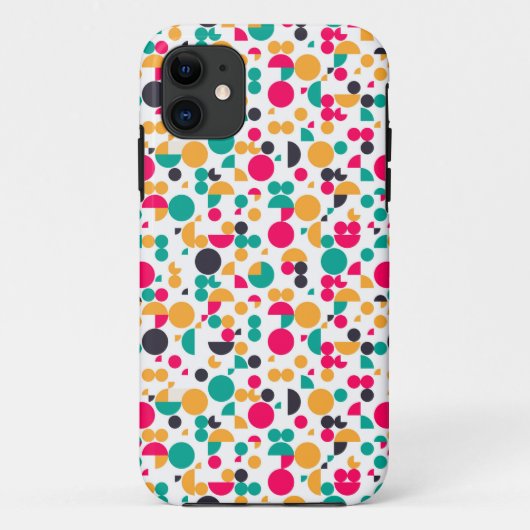 Kleurig geometrisch ontwerp Case-Mate iPhone case (Achterkant)