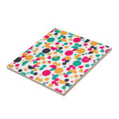 Kleurig geometrisch ontwerp tegeltje (Zijkant)