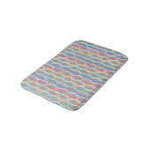 Kleurig geometrisch patroon. badmat (Gekanteld)