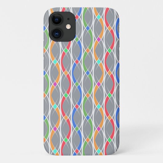 Kleurig geometrisch patroon. Case-Mate iPhone case (Achterkant)