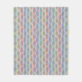 Kleurig geometrisch patroon. fleece deken (Voorkant)