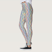 Kleurig geometrisch patroon. leggings (Links)