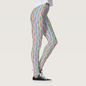 Kleurig geometrisch patroon. leggings (Rechts)