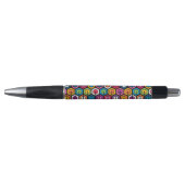 Kleurig geometrisch patroon met zeshoeken pen (Voorkant)