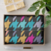 Kleurig geometrisch patroon van de hoeksteen tissuepapier (Geschenk)