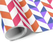 Kleurig geometrisch verpakkingspapier cadeaupapier (Rol Hoek)