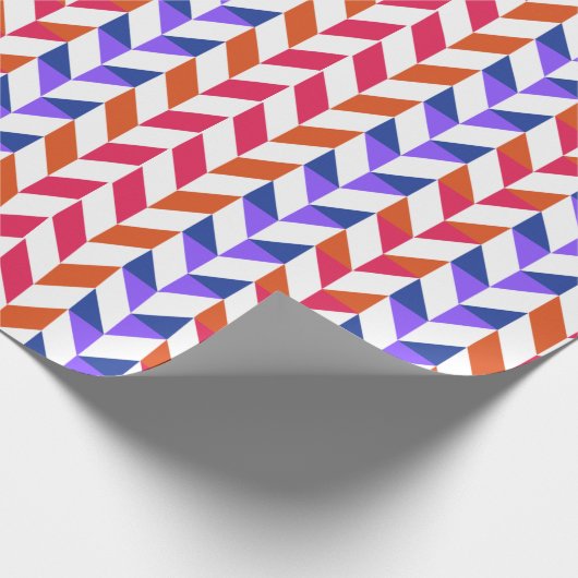 Kleurig geometrisch verpakkingspapier cadeaupapier (Hoek)