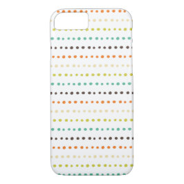 Kleurig gestippeld lijnpatroon Case-Mate iPhone case