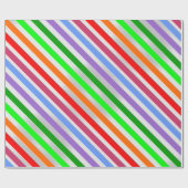 Kleurig gestripte papier voor onmiddellijke verpak (Vlak)
