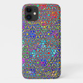 Kleurig Glas in lood ontwerp Case-Mate iPhone Case (Achterkant)