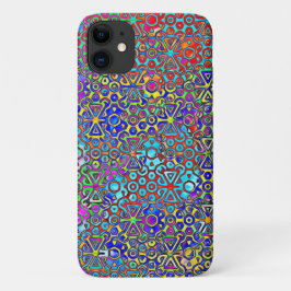 Kleurig Glas in lood ontwerp Case-Mate iPhone Case